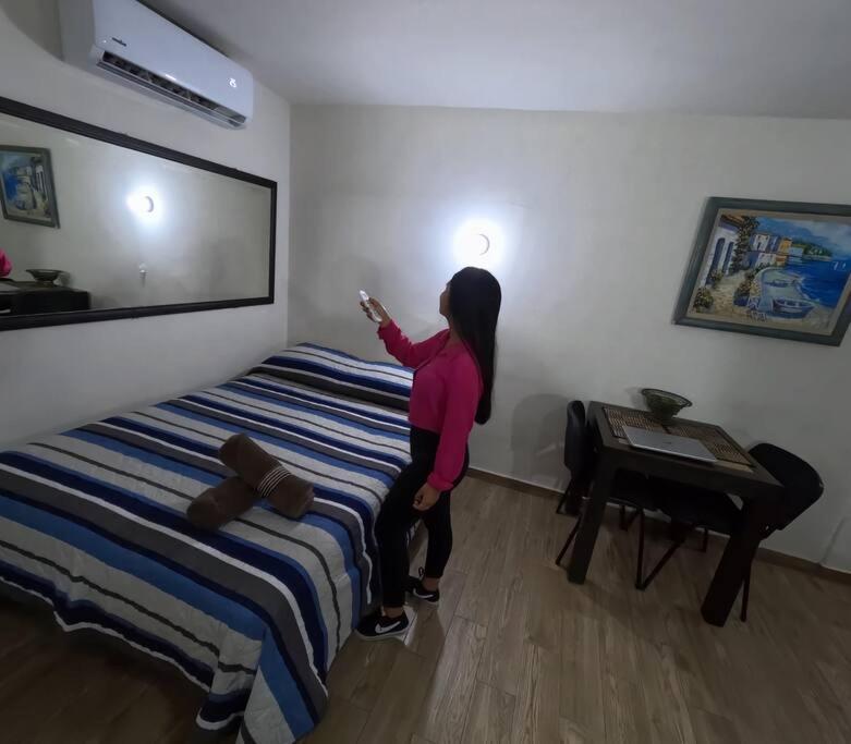 Apartament Departamento Privado7, 2 Camas Matri, Parking, Cocina Equipada, Wifi 65 Mb, 2 Climas,Centrico,Tv Smart Ciudad Valles Zewnętrze zdjęcie
